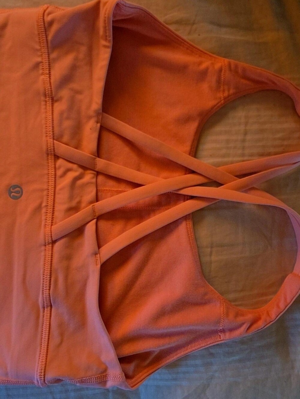 lululemon athletica Coral Strappy Sports Bra